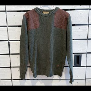 Dubarry Crew Neck Knitted Sweater Brown & Green